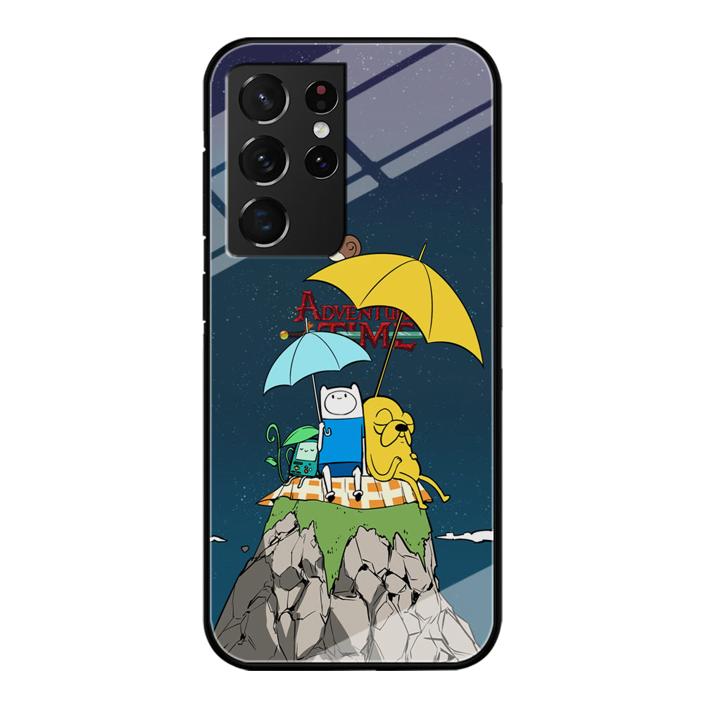 Adventure Time Enjoy The Shady Night Samsung Galaxy S21 Ultra Case