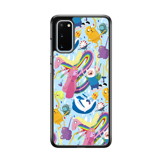 Adventure Time Flying and Playing Samsung Galaxy S20 Case