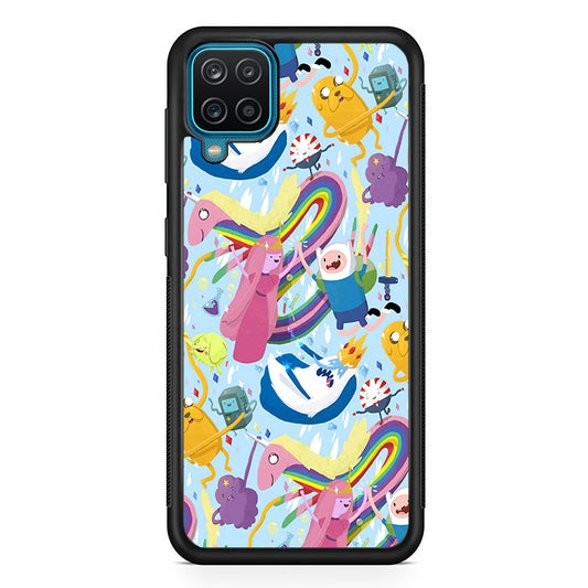 Adventure Time Flying and Playing Samsung Galaxy A12 Case