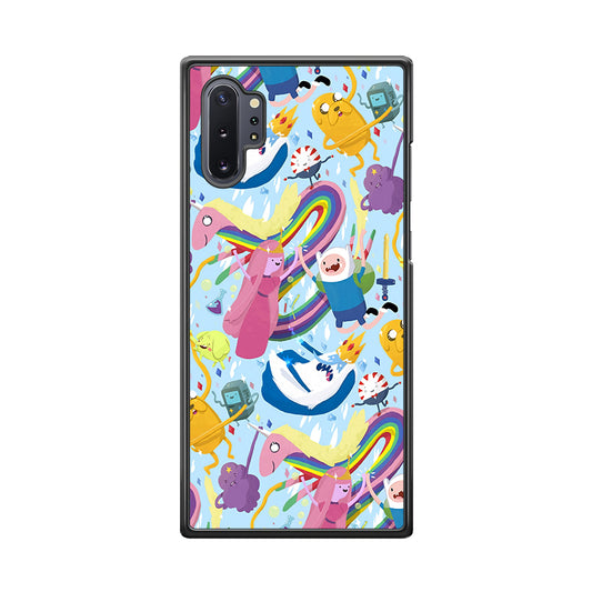 Adventure Time Flying and Playing Samsung Galaxy Note 10 Plus Case