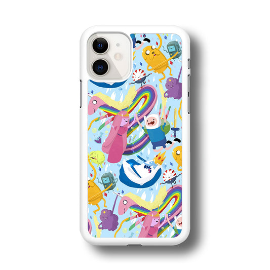 Adventure Time Flying and Playing iPhone 11 Case