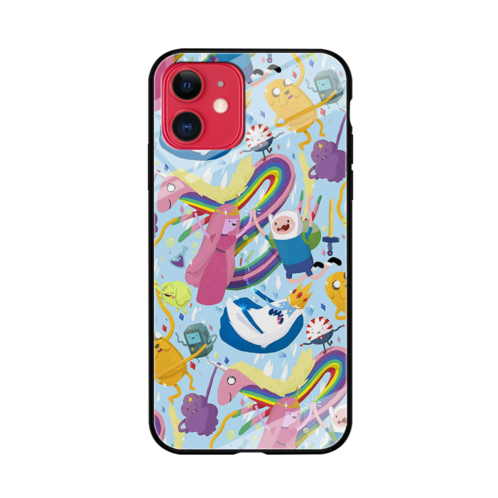 Adventure Time Flying and Playing iPhone 11 Case