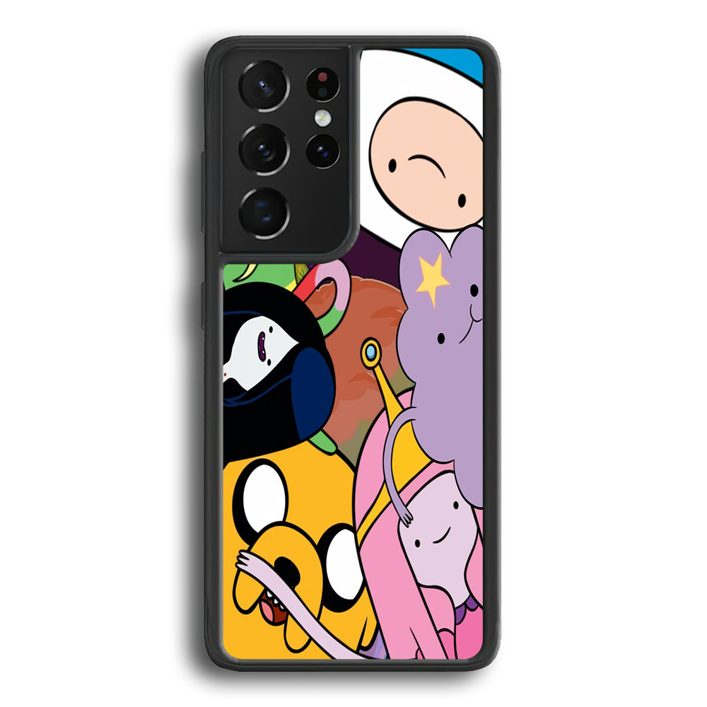 Adventure Time Happy Team Samsung Galaxy S21 Ultra Case