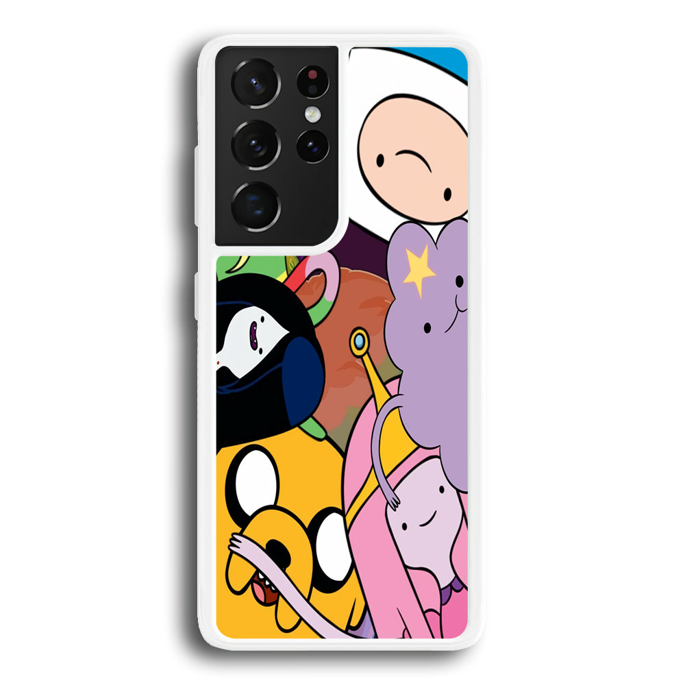 Adventure Time Happy Team Samsung Galaxy S21 Ultra Case