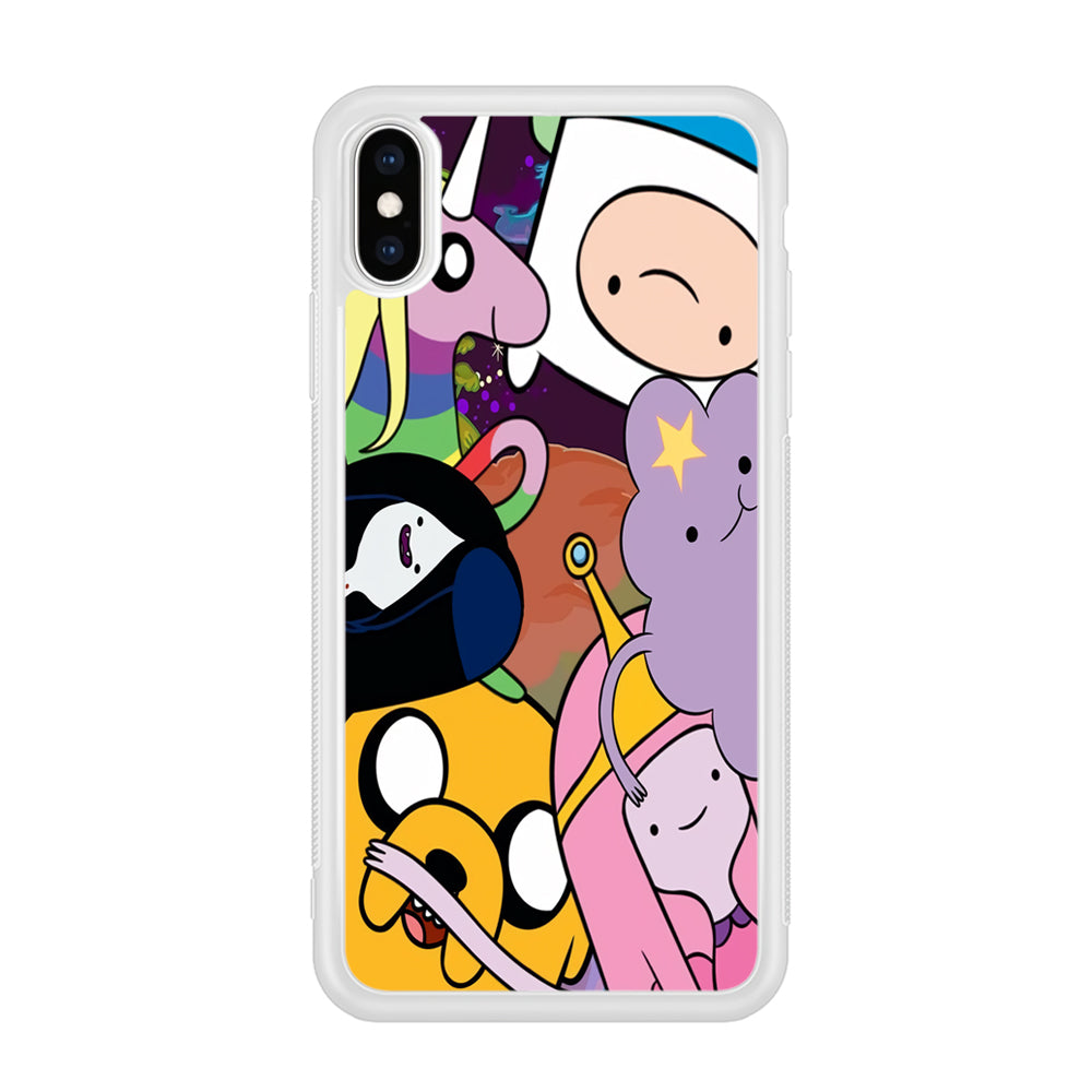 Adventure Time Happy Team iPhone XS Case