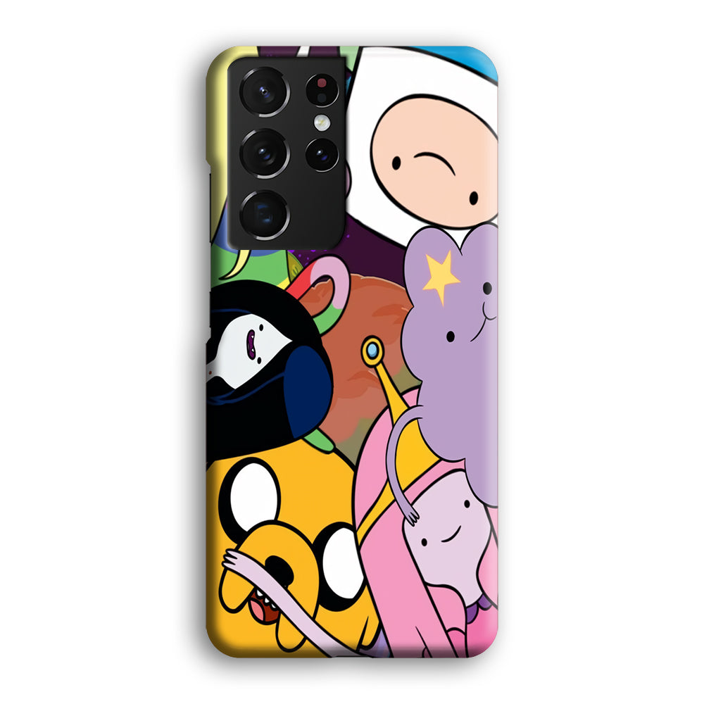 Adventure Time Happy Team Samsung Galaxy S21 Ultra Case