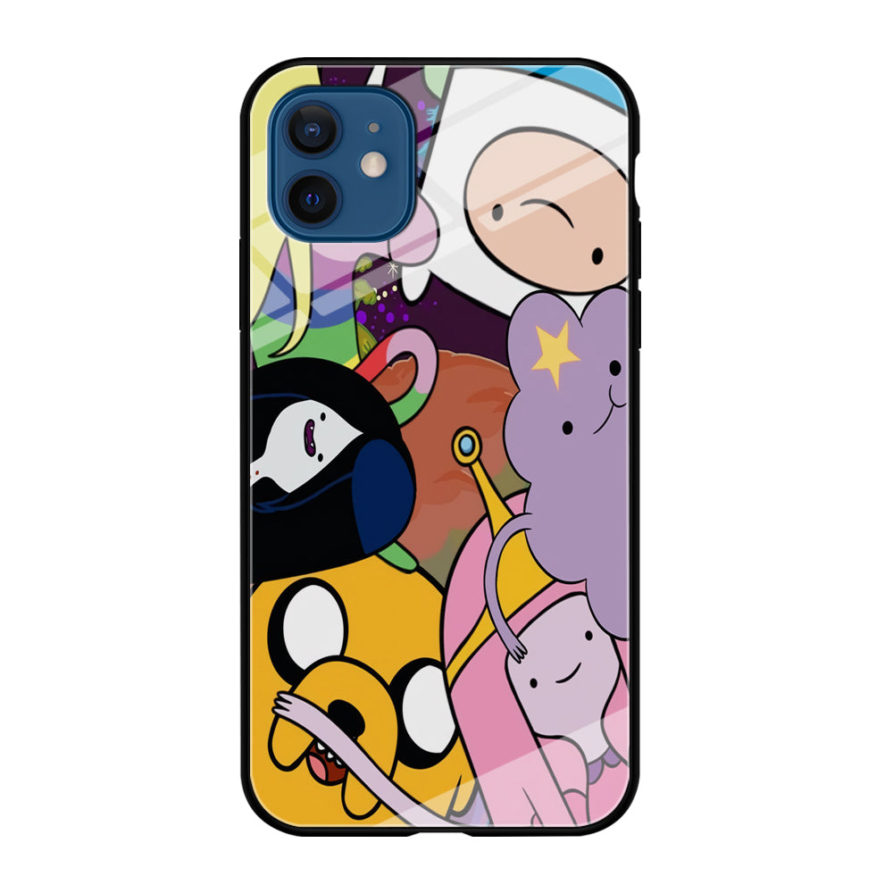 Adventure Time Happy Team iPhone 12 Case