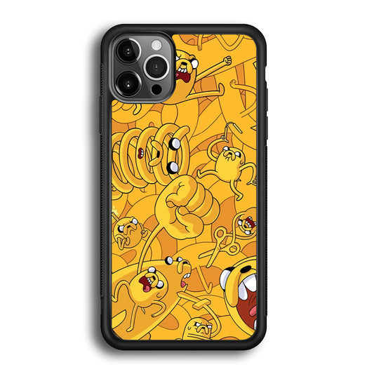 Adventure Time Jake Transformation iPhone 12 Pro Case