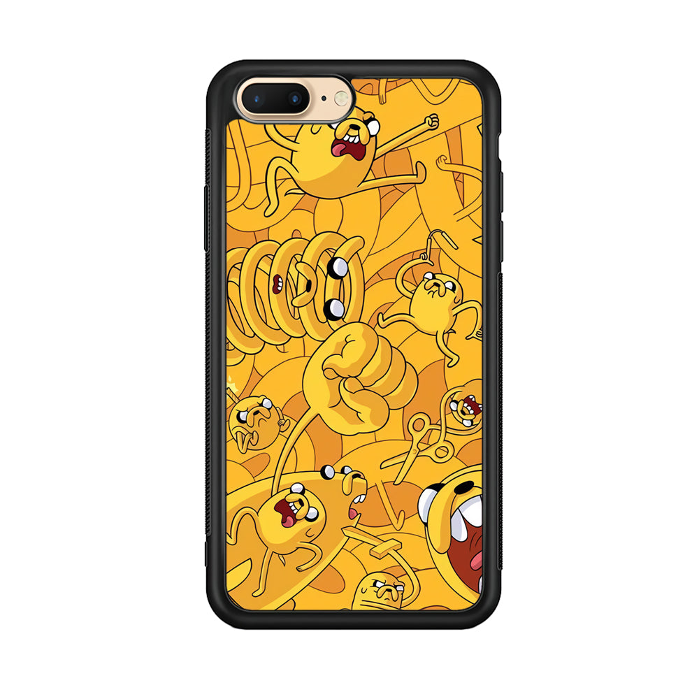 Adventure Time Jake Transformation iPhone 8 Plus Case