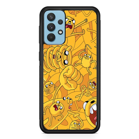 Adventure Time Jake Transformation Samsung Galaxy A32 Case