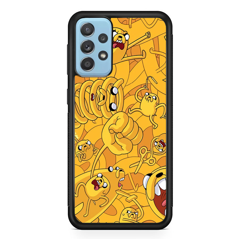 Adventure Time Jake Transformation Samsung Galaxy A52 Case