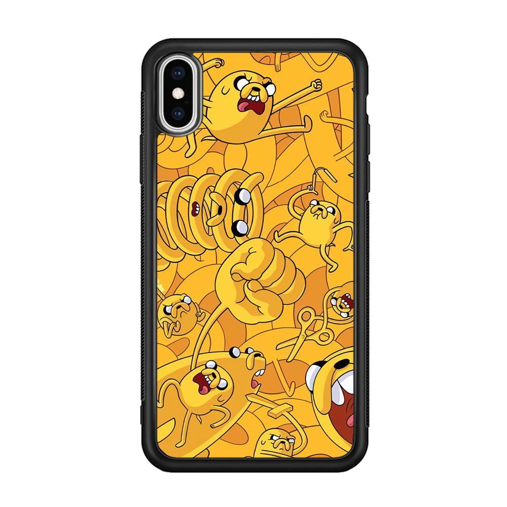 Adventure Time Jake Transformation iPhone XS Case