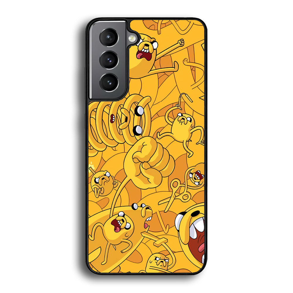 Adventure Time Jake Transformation Samsung Galaxy S21 Case