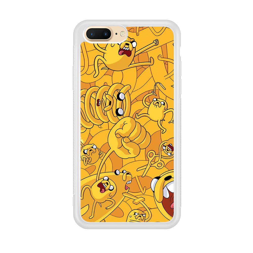 Adventure Time Jake Transformation iPhone 8 Plus Case