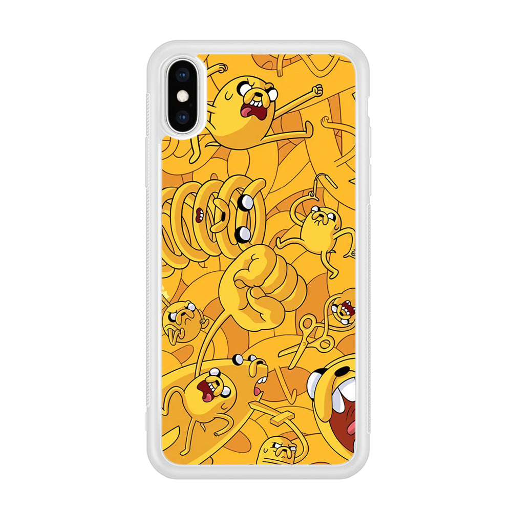 Adventure Time Jake Transformation iPhone XS Case