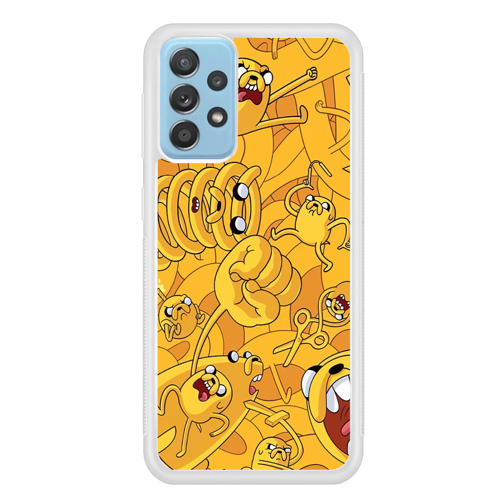 Adventure Time Jake Transformation Samsung Galaxy A52 Case