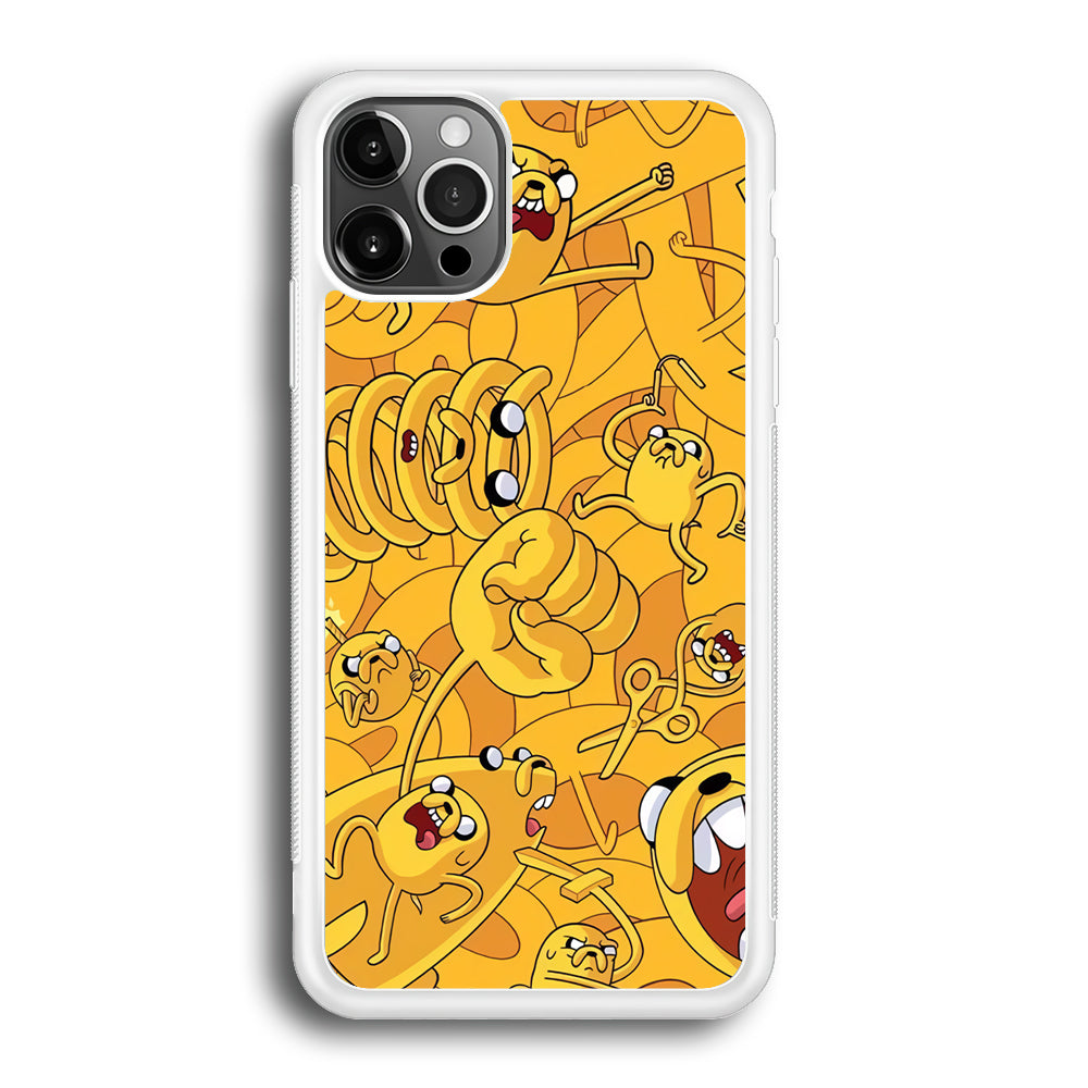 Adventure Time Jake Transformation iPhone 12 Pro Case