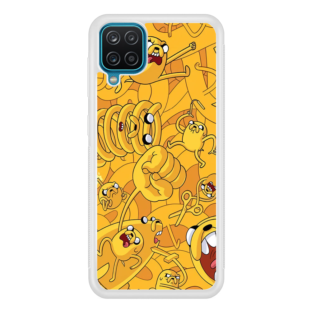 Adventure Time Jake Transformation Samsung Galaxy A12 Case