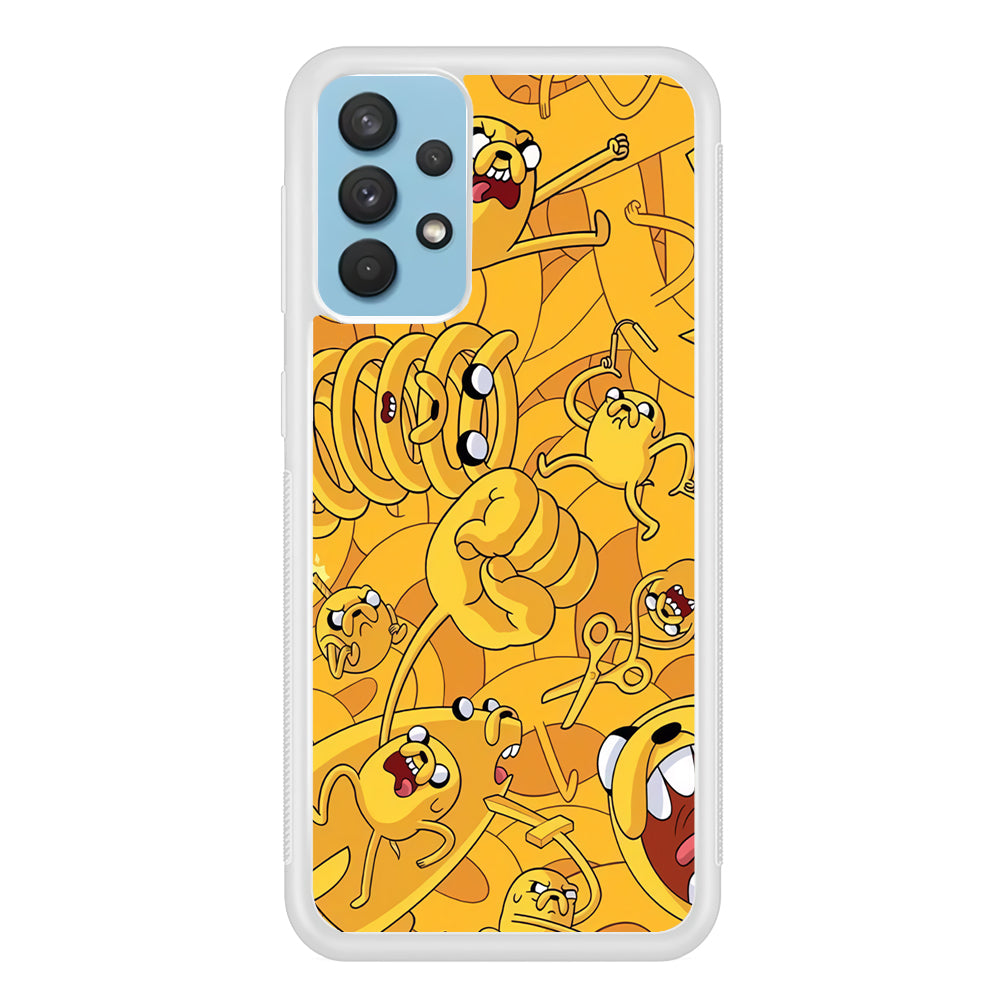 Adventure Time Jake Transformation Samsung Galaxy A32 Case