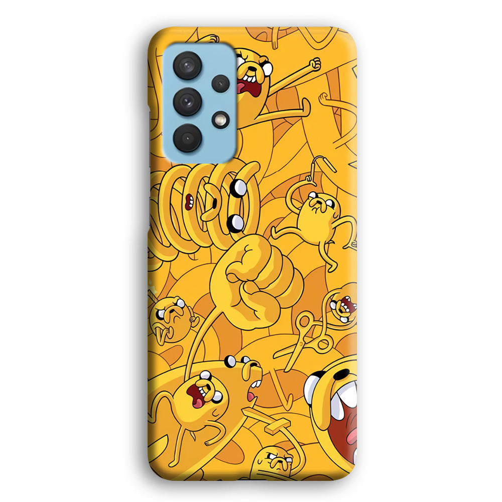 Adventure Time Jake Transformation Samsung Galaxy A32 Case