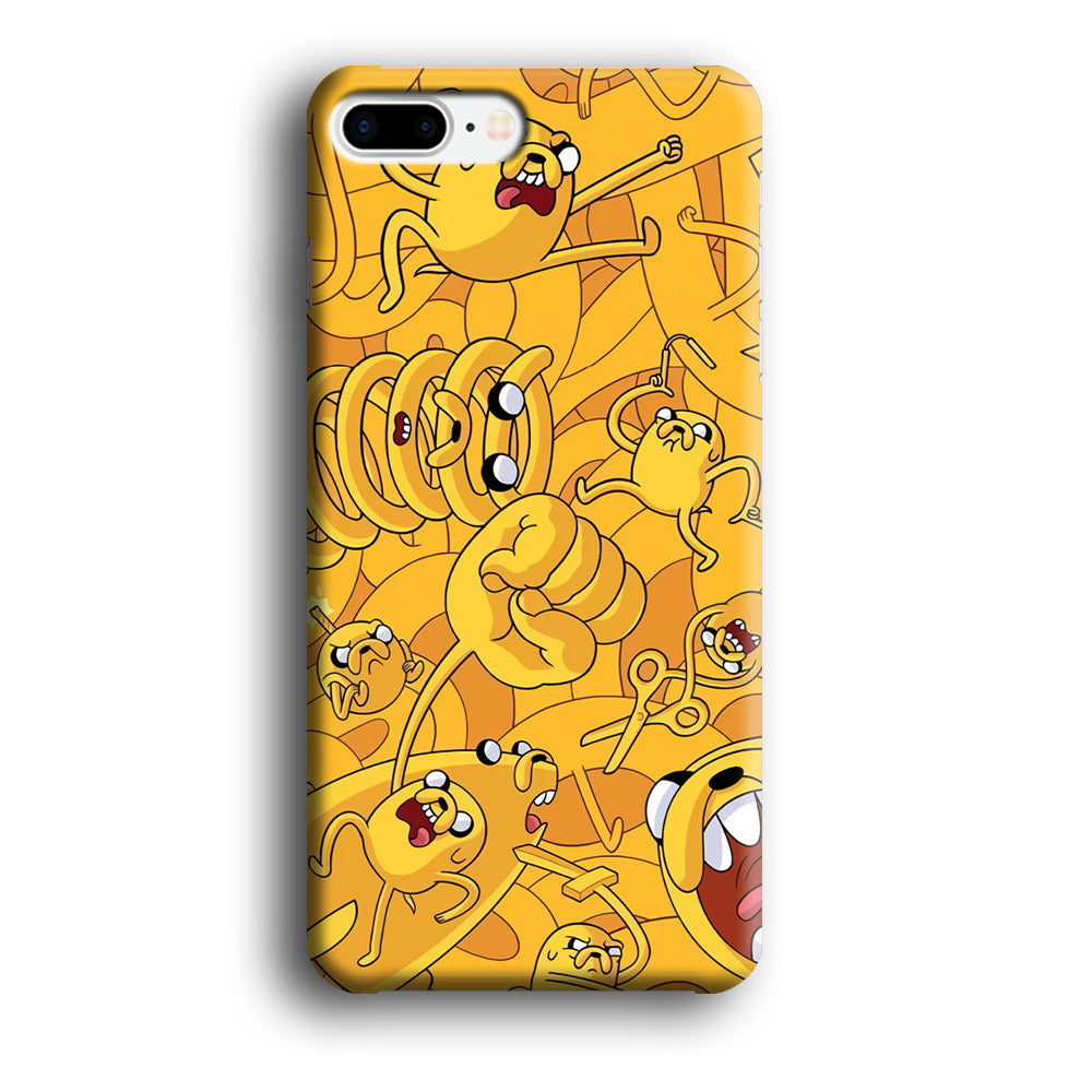 Adventure Time Jake Transformation iPhone 8 Plus Case