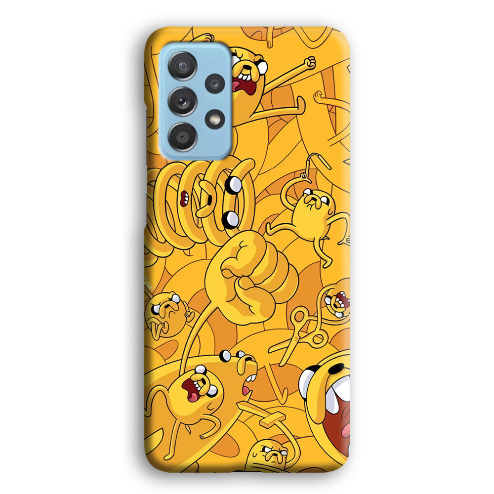 Adventure Time Jake Transformation Samsung Galaxy A52 Case