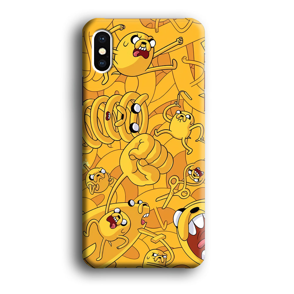 Adventure Time Jake Transformation iPhone XS Case