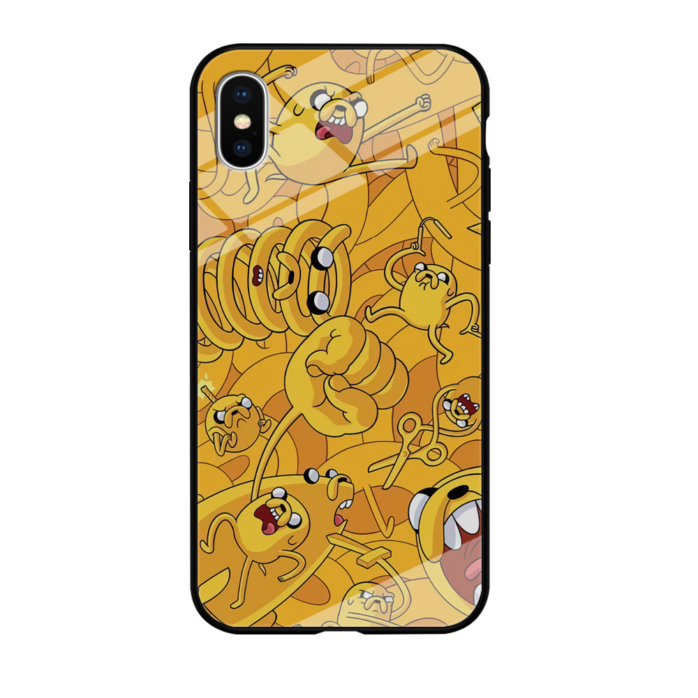 Adventure Time Jake Transformation iPhone XS Case