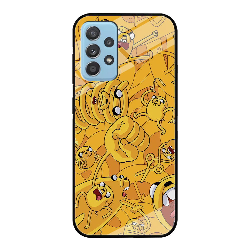 Adventure Time Jake Transformation Samsung Galaxy A52 Case