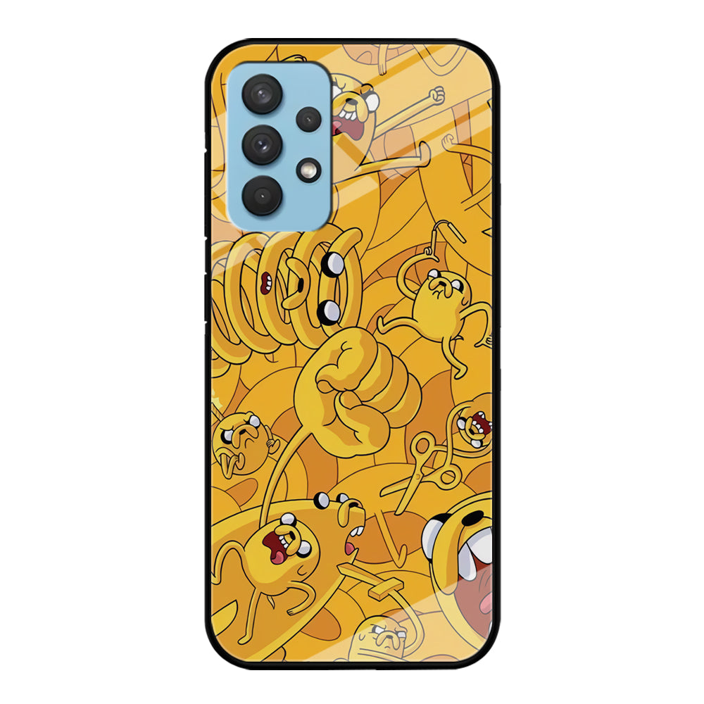 Adventure Time Jake Transformation Samsung Galaxy A32 Case