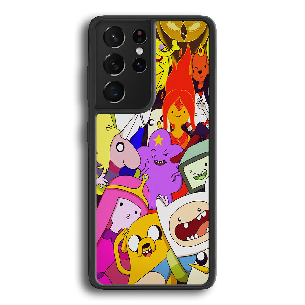 Adventure Time Moments With Family Samsung Galaxy S21 Ultra Case