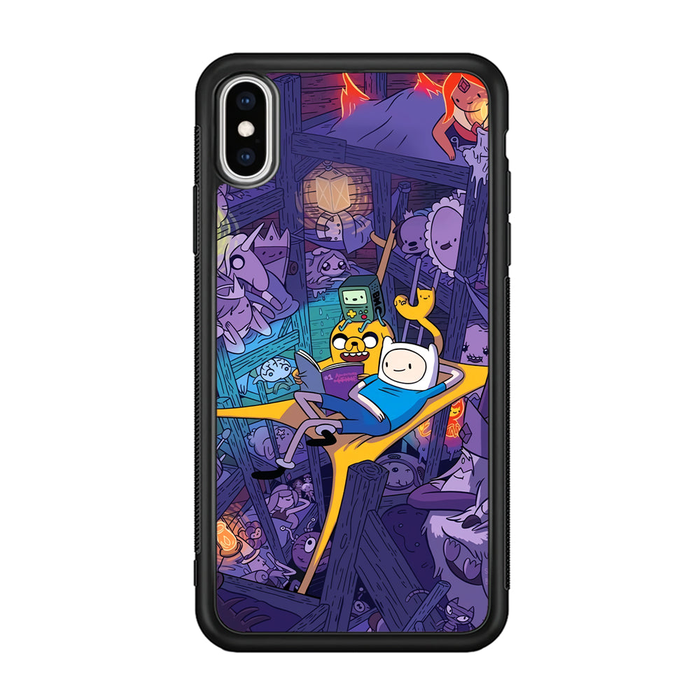 Adventure Time Night Tale iPhone XS Case