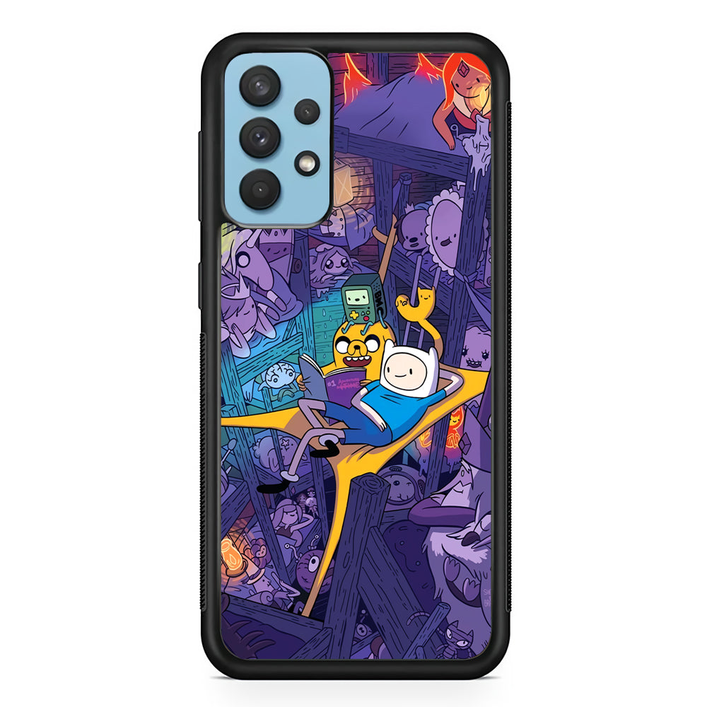 Adventure Time Night Tale Samsung Galaxy A32 Case