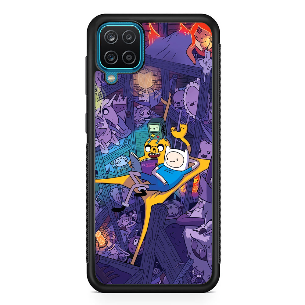 Adventure Time Night Tale Samsung Galaxy A12 Case