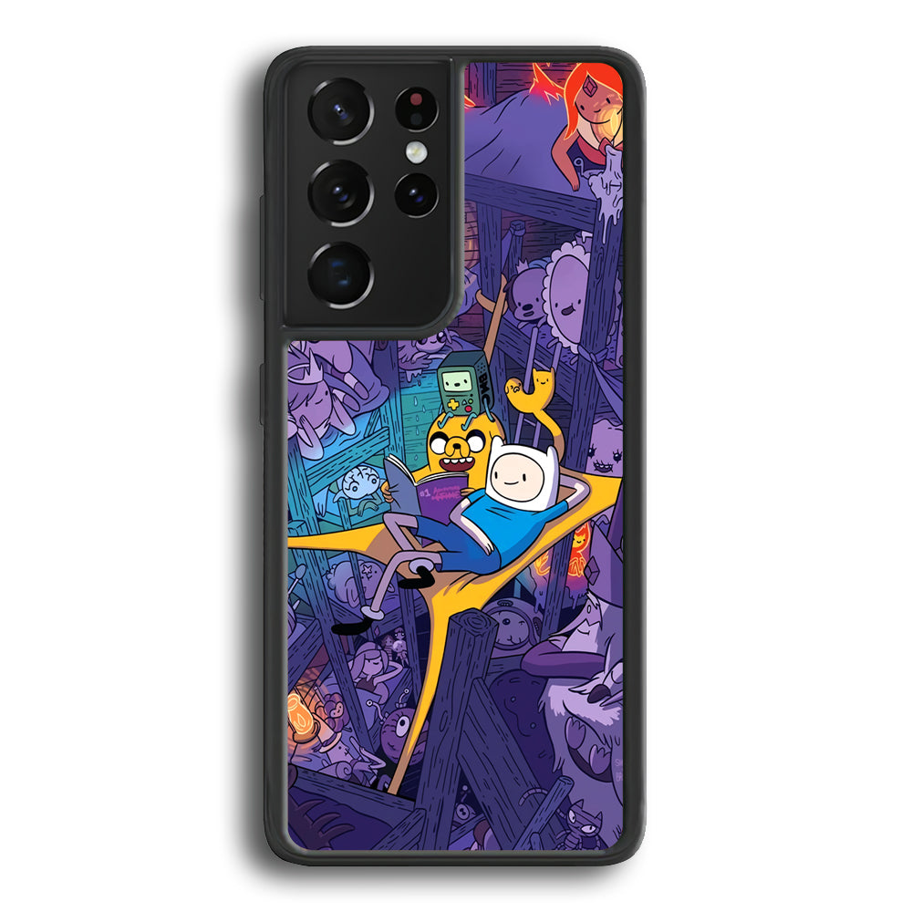 Adventure Time Night Tale Samsung Galaxy S21 Ultra Case