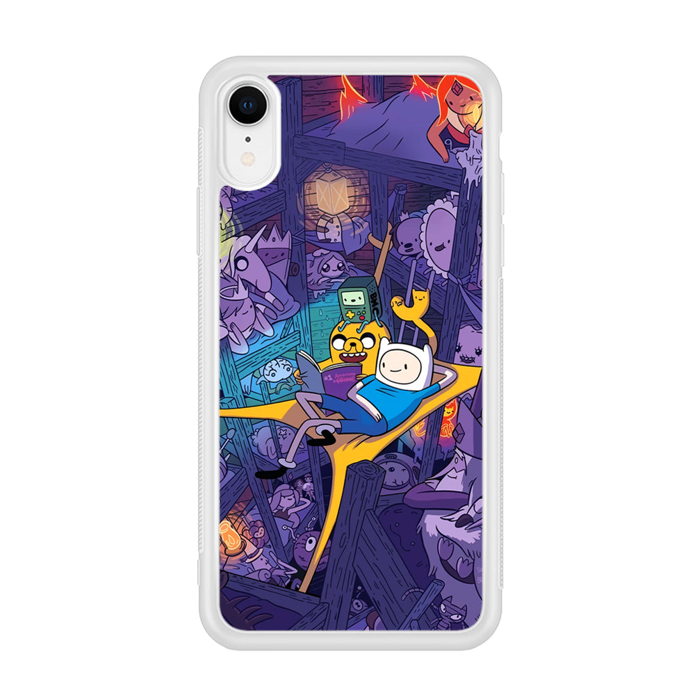 Adventure Time Night Tale iPhone XR Case