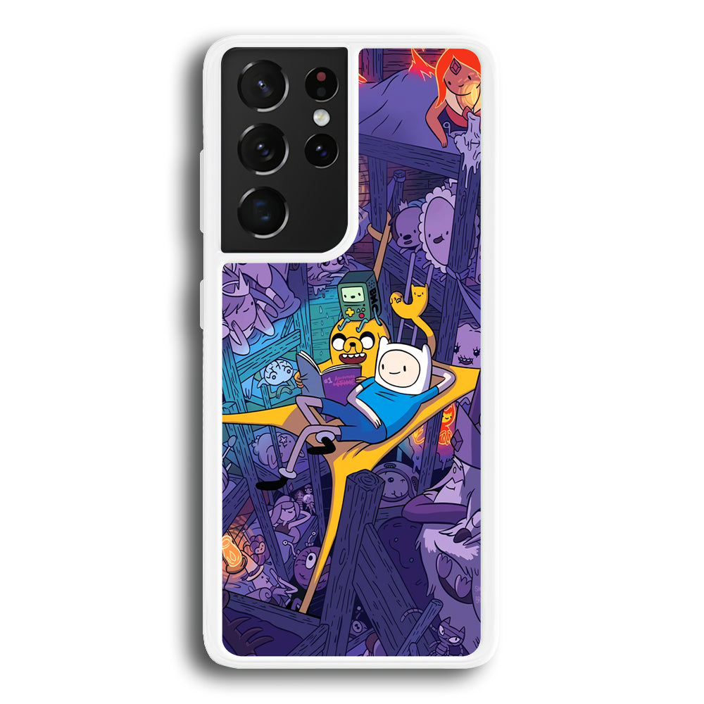 Adventure Time Night Tale Samsung Galaxy S21 Ultra Case