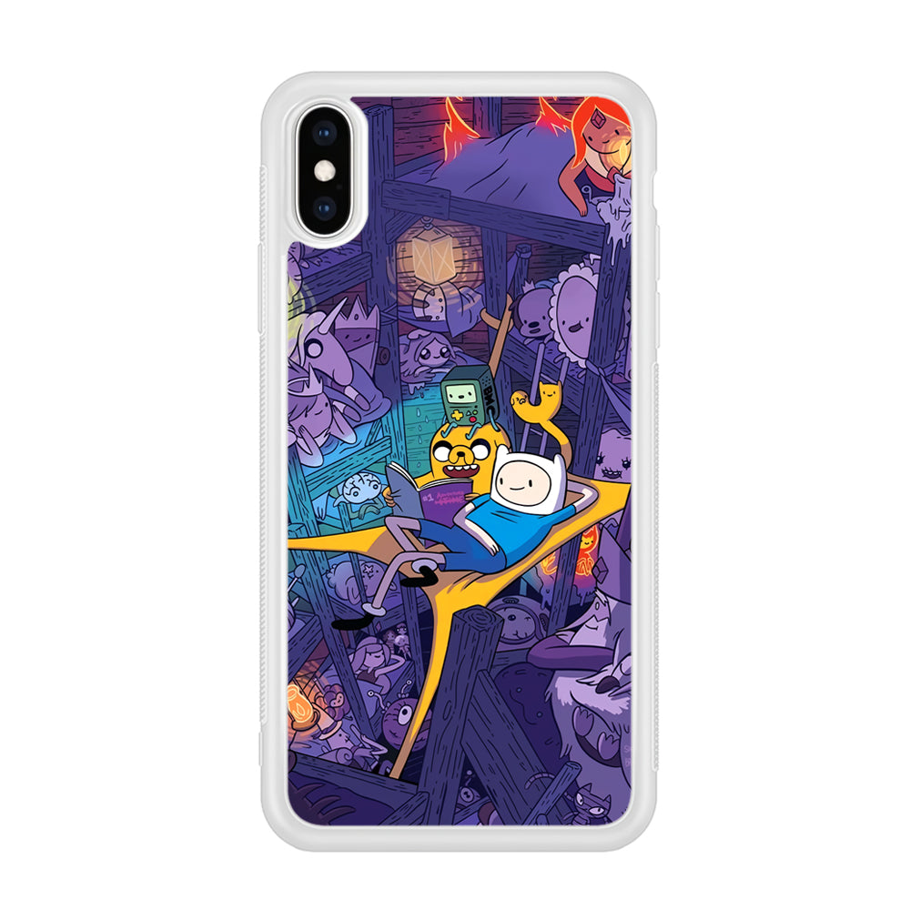 Adventure Time Night Tale iPhone XS Case