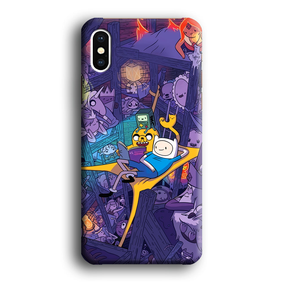 Adventure Time Night Tale iPhone XS Case