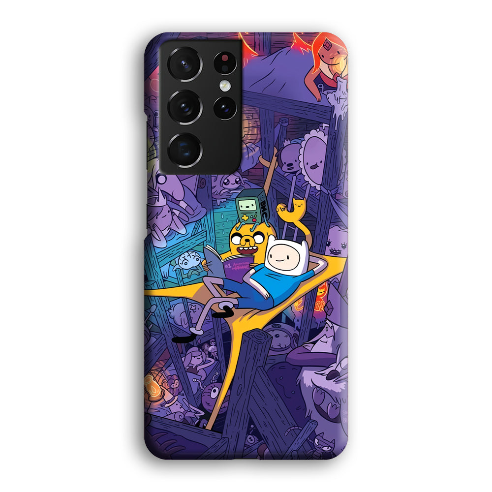 Adventure Time Night Tale Samsung Galaxy S21 Ultra Case