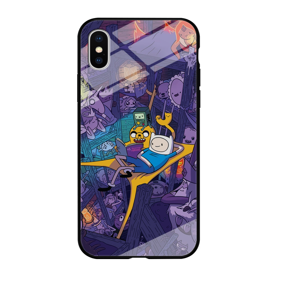 Adventure Time Night Tale iPhone XS Case