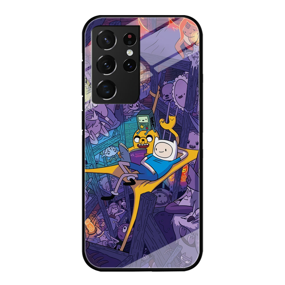 Adventure Time Night Tale Samsung Galaxy S21 Ultra Case