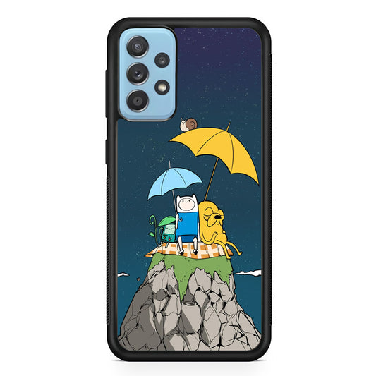 Adventure Time Night Vacation Samsung Galaxy A72 Case
