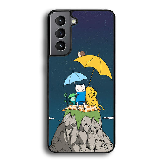 Adventure Time Night Vacation Samsung Galaxy S21 Plus Case - Carneyforia