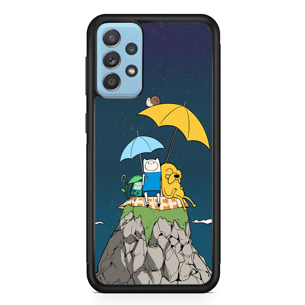 Adventure Time Night Vacation Samsung Galaxy A52 Case