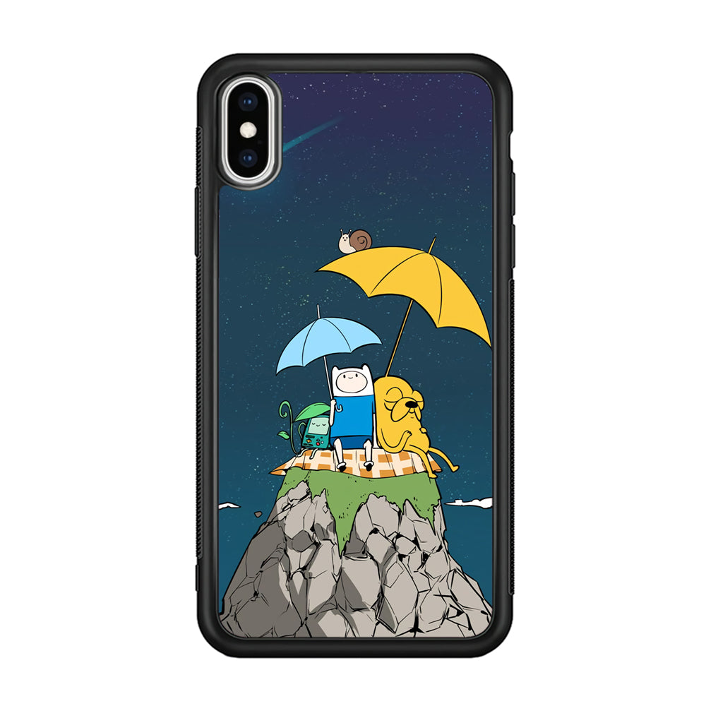 Adventure Time Night Vacation iPhone XS Case