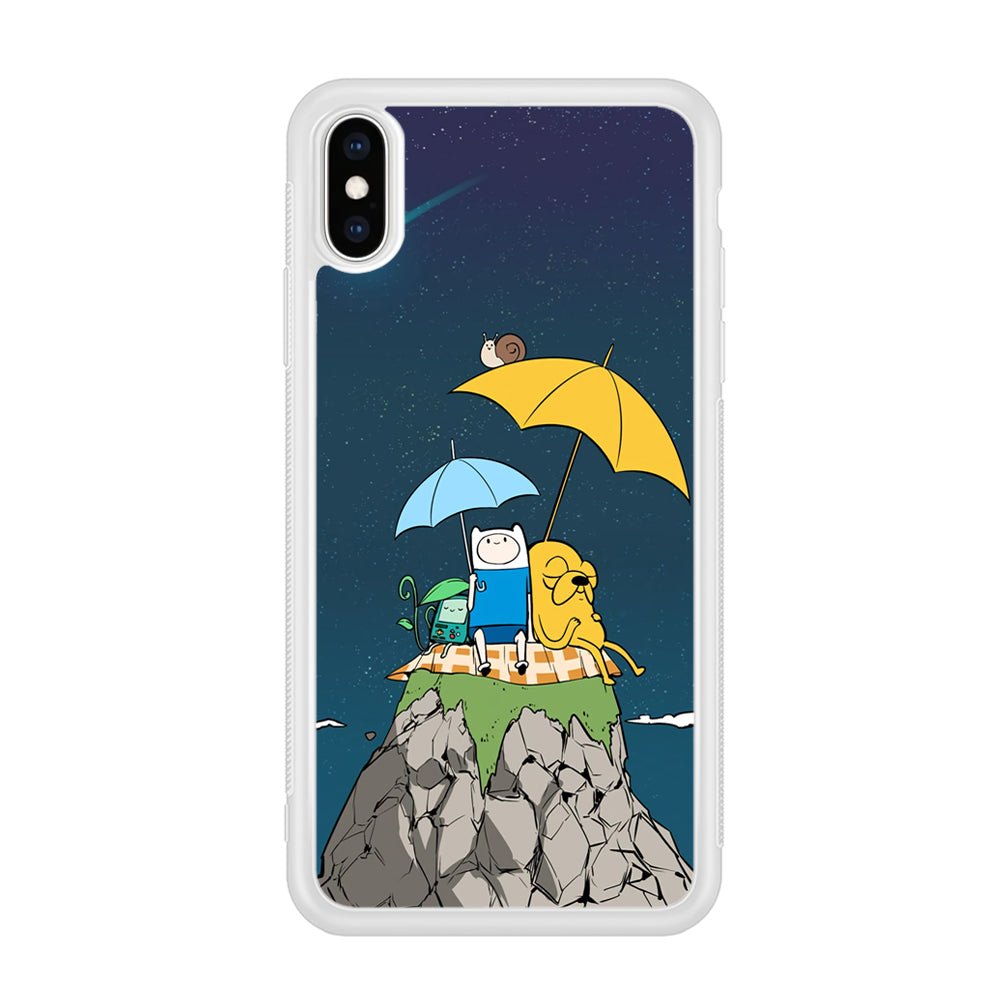 Adventure Time Night Vacation iPhone XS Case