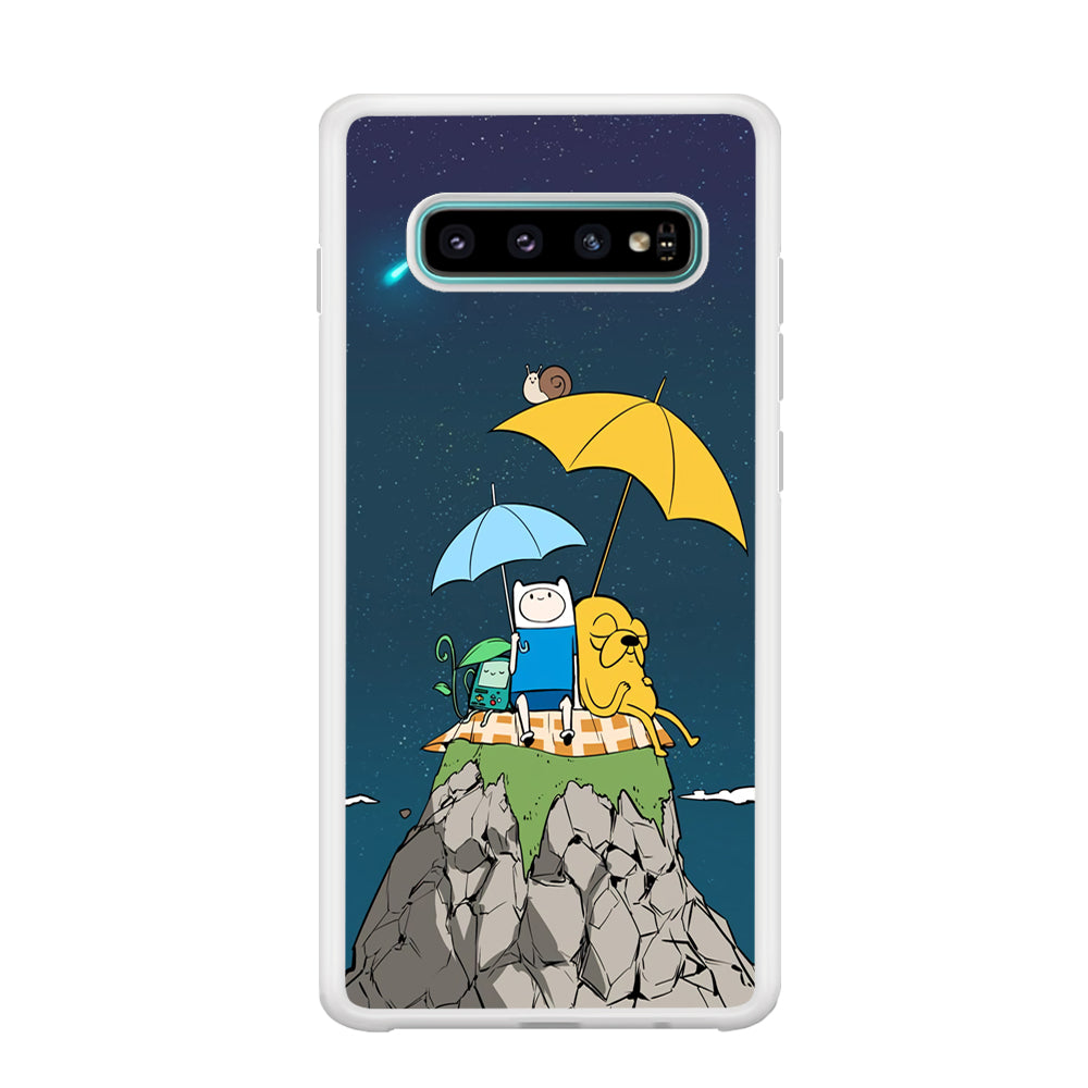 Adventure Time Night Vacation Samsung Galaxy S10 Case