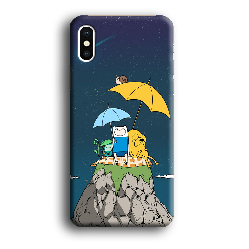 Adventure Time Night Vacation iPhone XS Case