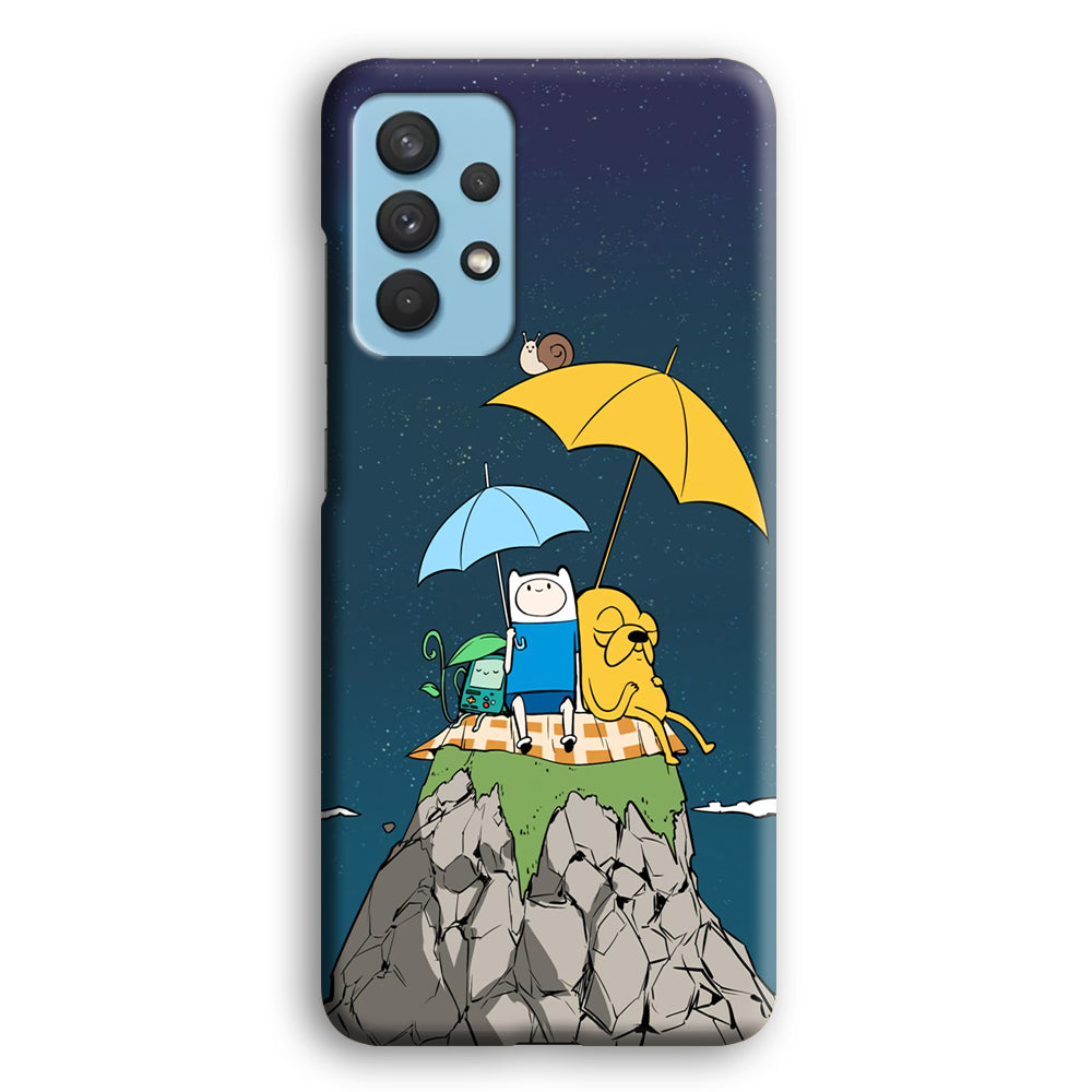 Adventure Time Night Vacation Samsung Galaxy A32 Case